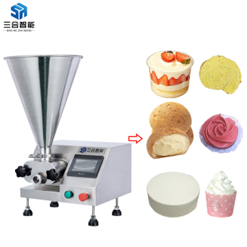 Cream Cake Spreading Filling Smoother Machine: Decorating Cakes and Pastry Coating Depositor