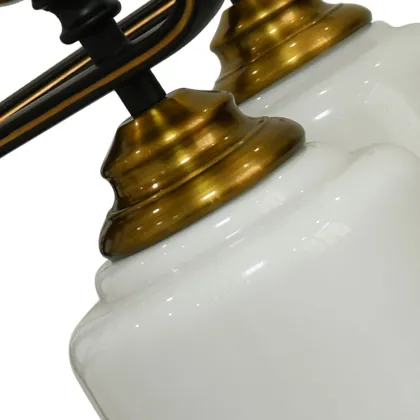 2022 Popular Iron Glass Chandeliers for Bedroom Ceiling Lighting