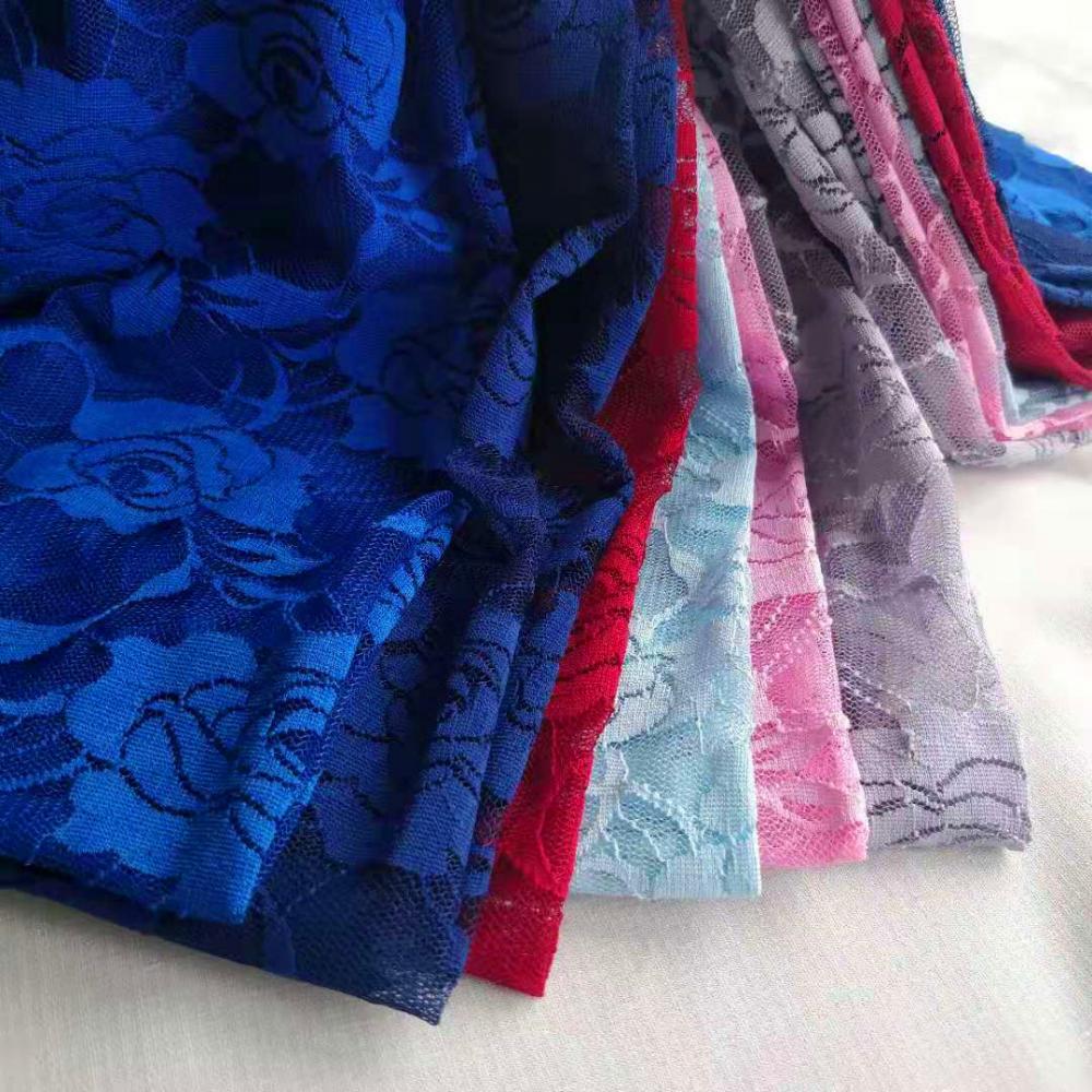 Poly Span Lace Fabric