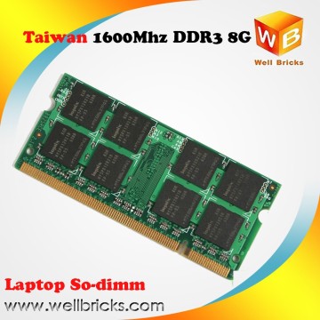 Computer accessories ETT chips ram memory sodimm ddr3 8gb 1600mhz for cheaper price