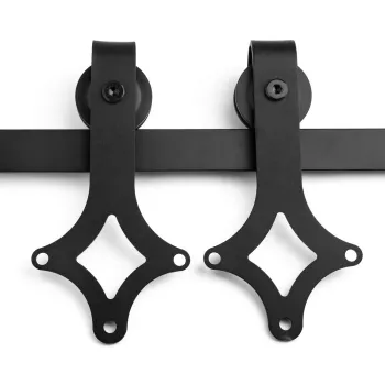 Classical Black Rustic Mini Slide Barn Door Hardware