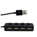 2.0 Hub USB con indicatore a LED a interruttore separato