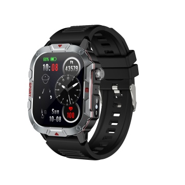 C40 Pro Unisex Smartwatch: Square Shape, Waterproof, AI Voice Assistant, Android Compatible