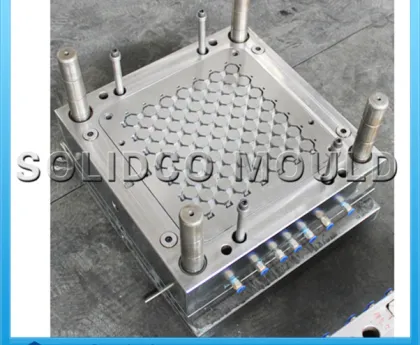 Plastic rubber puzzle lock interlocking floor tiles mould