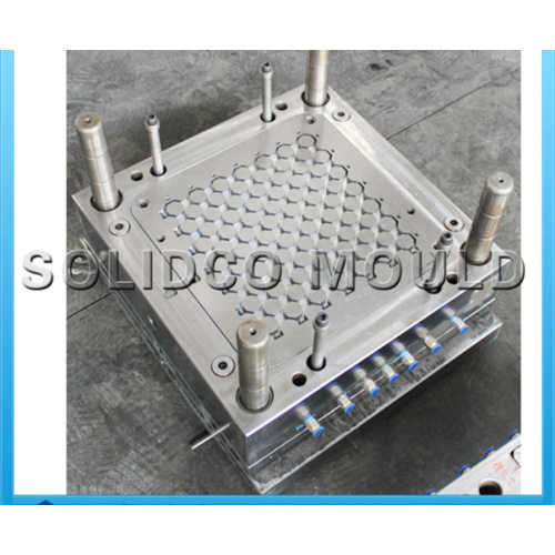 Plastic rubber puzzle lock interlocking floor tiles mould