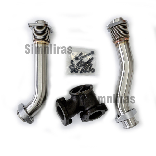 Stainless Steel Up-Pipe Kit For 1999.5-2003 Ford F350 Powerstroke 7.3L Diesel Turbo