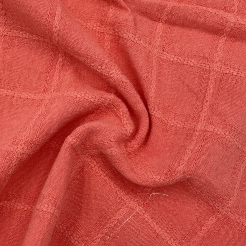 Softy Plaids 67% bawełniana 33% Rayon Blend Fabric