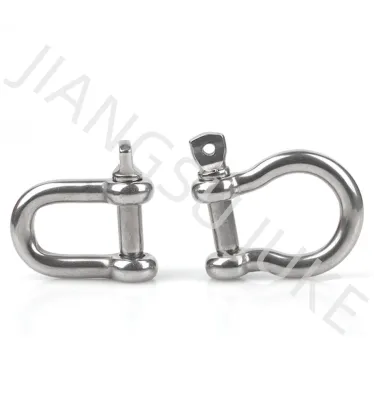 Stainless Steel Lifting Chain D & Bow Shackle
