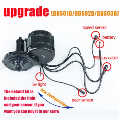 C18 Bafang 36V 350W Mid Drive Motor Kit with 17.4Ah Samsung Batteries