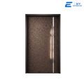 Современная полнопанельная внешняя входная дверь из литого алюминия