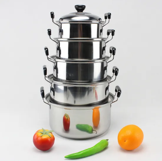 8PCS Stainless Steel Cookware Set