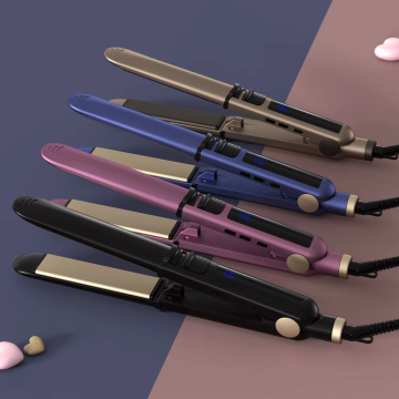 High Quality Ceramic Coating Steam LED Digital Hair Straightener