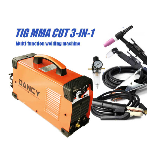 Multi process 3 in 1 soldadores tig cut mma welding machine dual voltage CT520 220V 110V dc mma tig plasma cutter welder