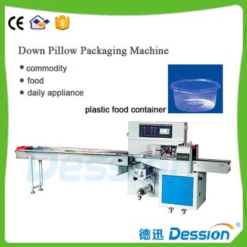 Plastic food containers packing machine