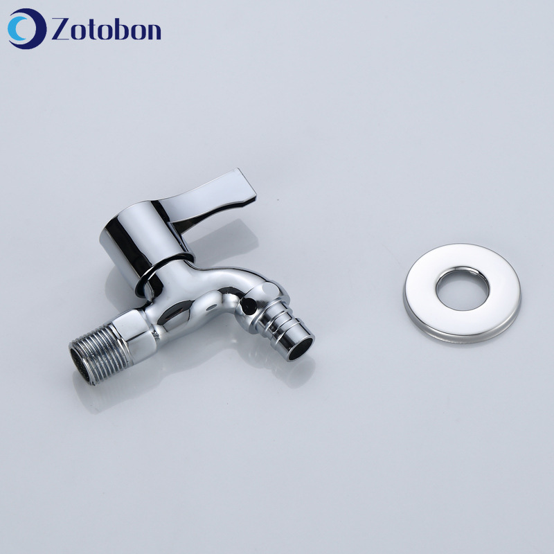 ZOTOBON Wall Mount Washing Machine Mop Faucet Multi-function Outdoor Balcony Water Tap Garden Watering Laundry Bibcock Taps H282