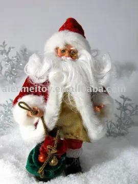 Promotional Custom Plastic Santa claus Christmas toy