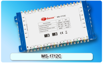 Cascade Satellite Multiswitch 17x12 17 inputs 12 outputs Model MS-1712C
