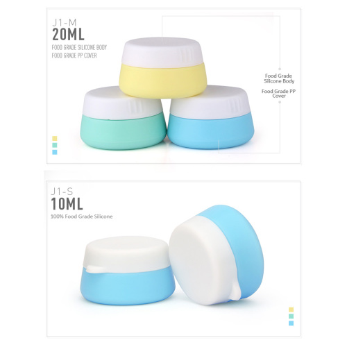 Cosmetic Silicone travel jar