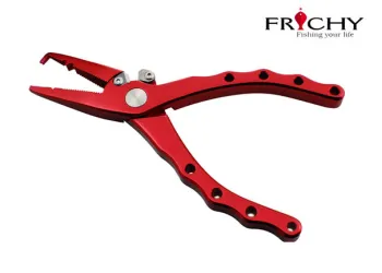 Light Green Small Aluminum Fishing Tools Pliers With Replaceable Tungsten Carbide Cutters