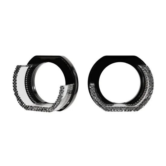 TAOCHIS LED 5D Lens Shroud for 3.0 Inches Projector Lens - RGB