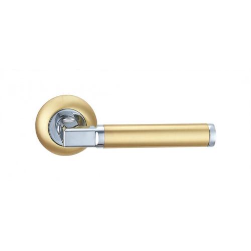 European style Aluminum door handle on zinc rosette