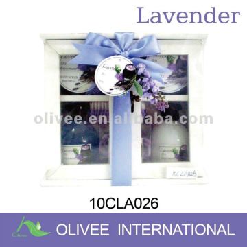 cheap lavender bath set for promotion gifts wholesale