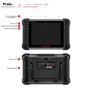 Autel Maxisys MS906 Wireless Diagnostic Scanner with Oscilloscope and Digital Inspection Support