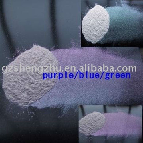 Green violet blue chameleon pigment for car painting