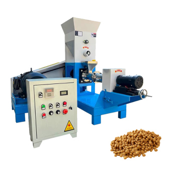 Manufacturer Floating Fish Feed Pellet Extruder Machine with Engine