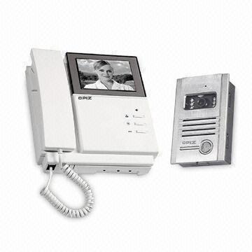 480TVL Video Intercom System, 4-inch CRT Screen Video Door Phone for Villa