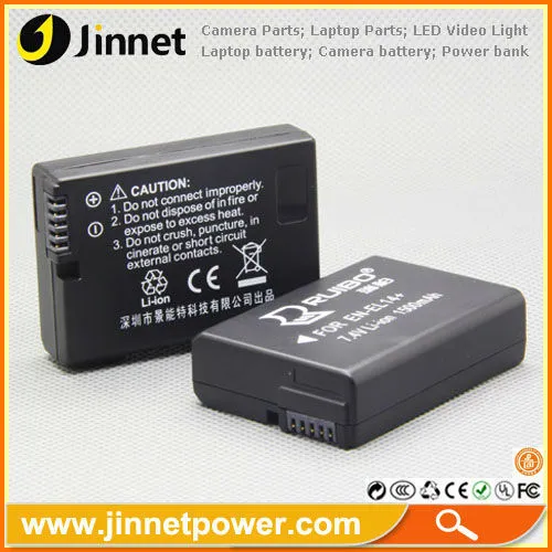 Fully-decoded Replacement En-el14 Camera Battery For Nikon P7100 P7000 D5100 D3200 D3100 