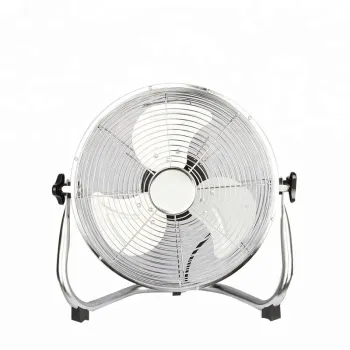 12 Inch Three Speed Industrial Electric High Velocity Metal Blade Floor Fan