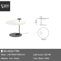 Modern Led Designer Floor Lamp With Table