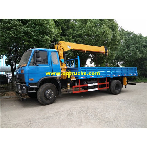 Dongfeng 8 toneladas camión montado grúas hidráulicas