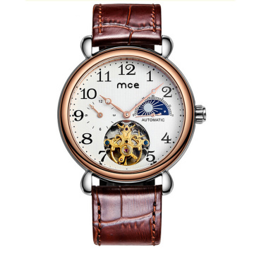 Tourbillon Automatic Watch Blue Dial Design for Men