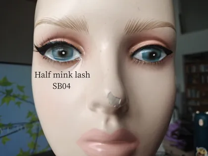 Wholesale Half Mink Eyelash Extensions - Soft Mink Lashes