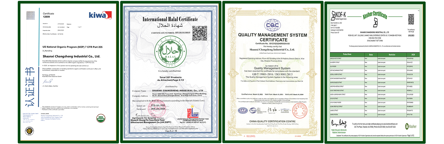 Certificates