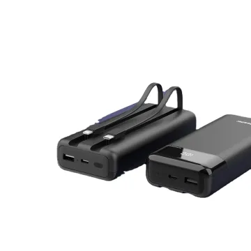 20000mAh Power Bank with Cable - Portable Mobile Phone Charger