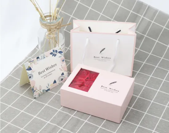 Hot-Sell Packaging Clear Window Fashion Rose Gift Box