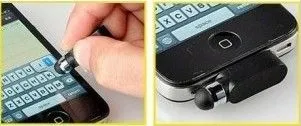 Green Aluminum Capacitive Touchscreen Stylus For Iphone , Samsung , Htc