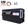 Electrical Equipment Intelligent Pure Sine Wave Inverter DC 12V 24V 48V 60 V to AC 110V 220V Max 4000W Inverters Converters