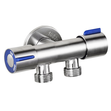 304 Stainless Steel Double Handle Double Control Single Cold Spray Gun Faucet
