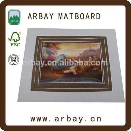 1.4mm thickness linen double diy photo frame cards cardboard flash cards photo id cards