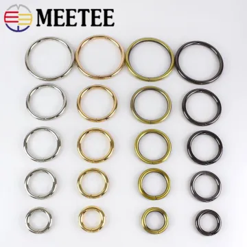 5/10pcs Metal O Ring Buckles Dog Collar Bag Belt Strap Dog Chain Hooks Snap Clasps DIY Leather Craft Bag Parts Accessories H2-1