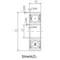 deep thin-walled groove ball bearings SS6800