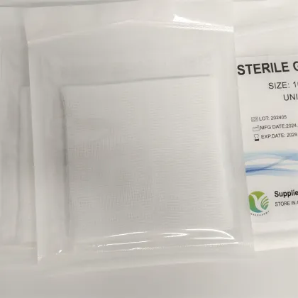 Sterile Unit Vaseline Paraffin Vaseline Gauze Compress Swab