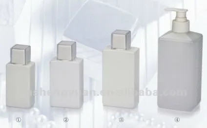 square cosmetic lotion bottle