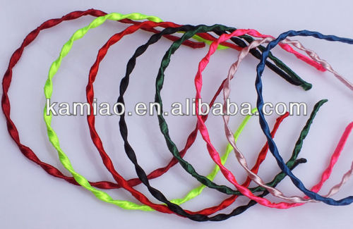 fashion candy color hair accessory ribbon hairhoop headband