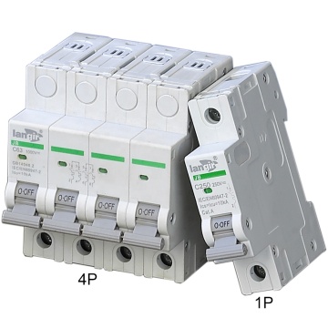 4p 1-63a 1,000V ป้องกันแรงดันไฟฟ้าสำหรับระบบลมและพลังงานแสงอาทิตย์ - เบรกเกอร์วงจรขนาดเล็ก DC