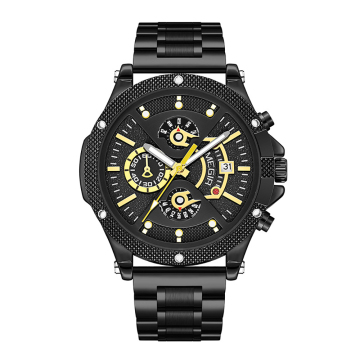 Multifunctional Waterproof Quartz Watch for Outdoor Sports and Leisure
